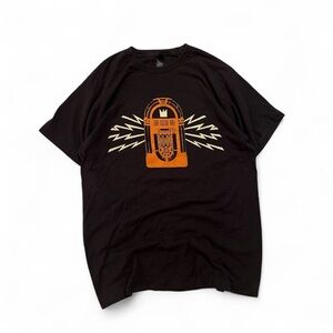 Train 2017 Tour Band T-Shirt Medium Black Jukebox Graphic Rock Concert Tee